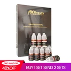 Мануального татуажа бровей, тени для век пигмент Профессиональный микро-пигменты для перманентного макияжа бровей чернил для татуажа, проводка Micrpigmentation поставок 12 шт