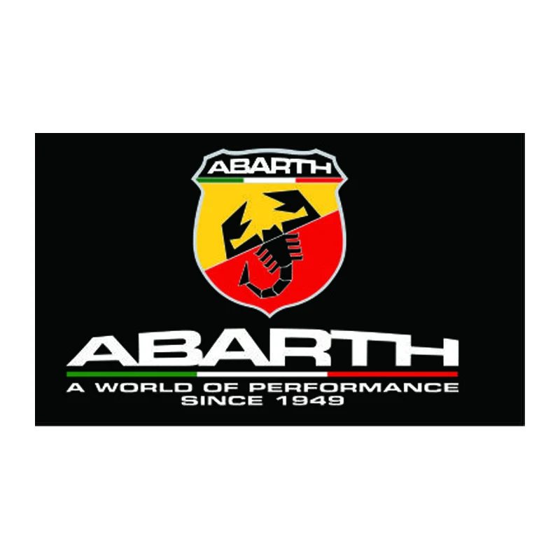 90*150 см Fiat автомобиль Abarth флаг для украшения|Флаги баннеры и аксессуары| |