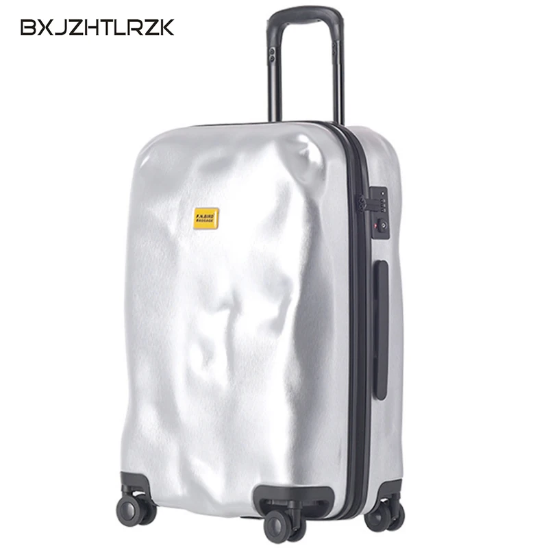 2019 новый ретро чемодан ins персональный пароль коробка неправильный 20 дюймов 24