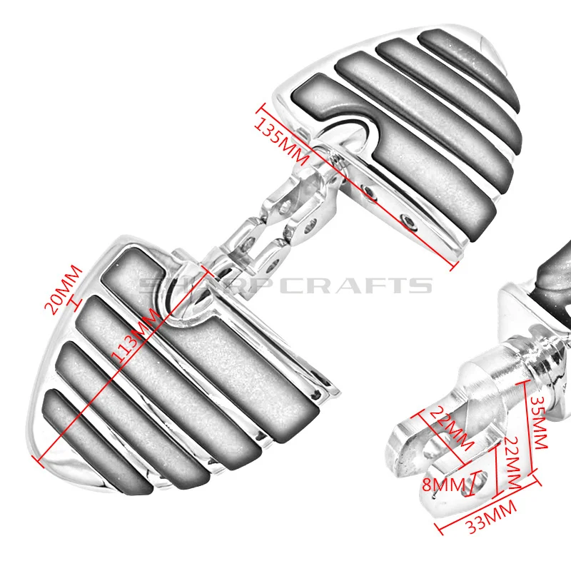 Подножки для YAMAHA Dragstar V-Star XVS650 DS650 XVS1100 DS1100 V-Max Virage XV750 XV1100 Stryker Bolt