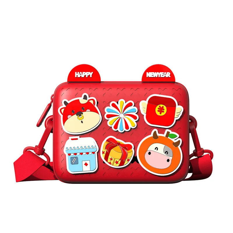 

Children's Crossbody Small Bag Girl Eva National Fashion Kindergarten Baby Cartoon Shoulder Bag Toy DIY toys for kids