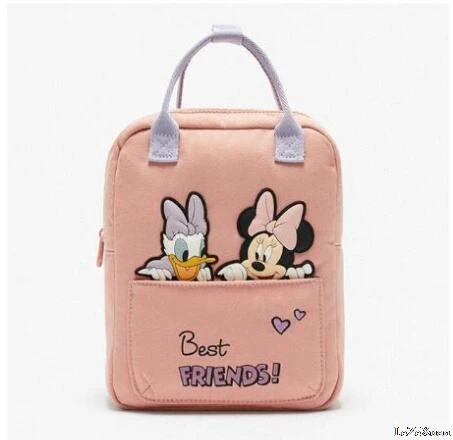 Диснеевских мультфильмов модный Микки Маус Нейлоновый Рюкзак Сумки силиконовый