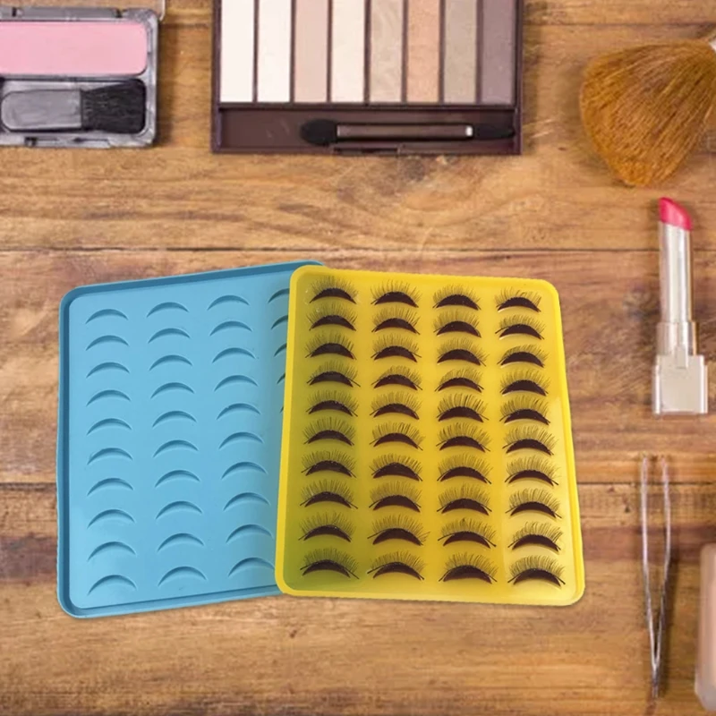 

Display Tray Epoxy Resin Mold Eyelashes Tray Silicone Mould DIY Crafts Jewelry Storage Box Cosmetic Care Container Casting Tool