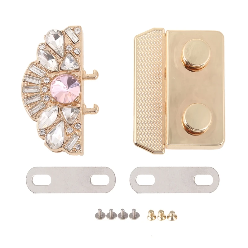 Новинка винтажная металлическая модная застежка 1 P с поворотным замком для