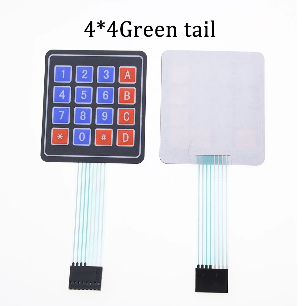 

Yu Xi 100 piece film keyboard 4 4/3 4mm matrix keyboard 1 line 4 keys membrane key / control panel switch cable