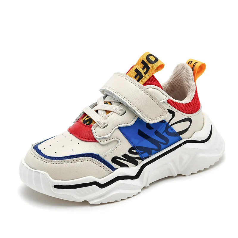 

Cross-Border Spring Children's Sports Shoes 2021 Big Kids Breathable Running Shoes Kids Trendy Boys Casual Shoes