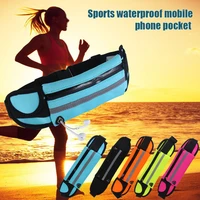 newly waterproof running belt waist pouch fanny pack outdoor camping sport hiking zip bag