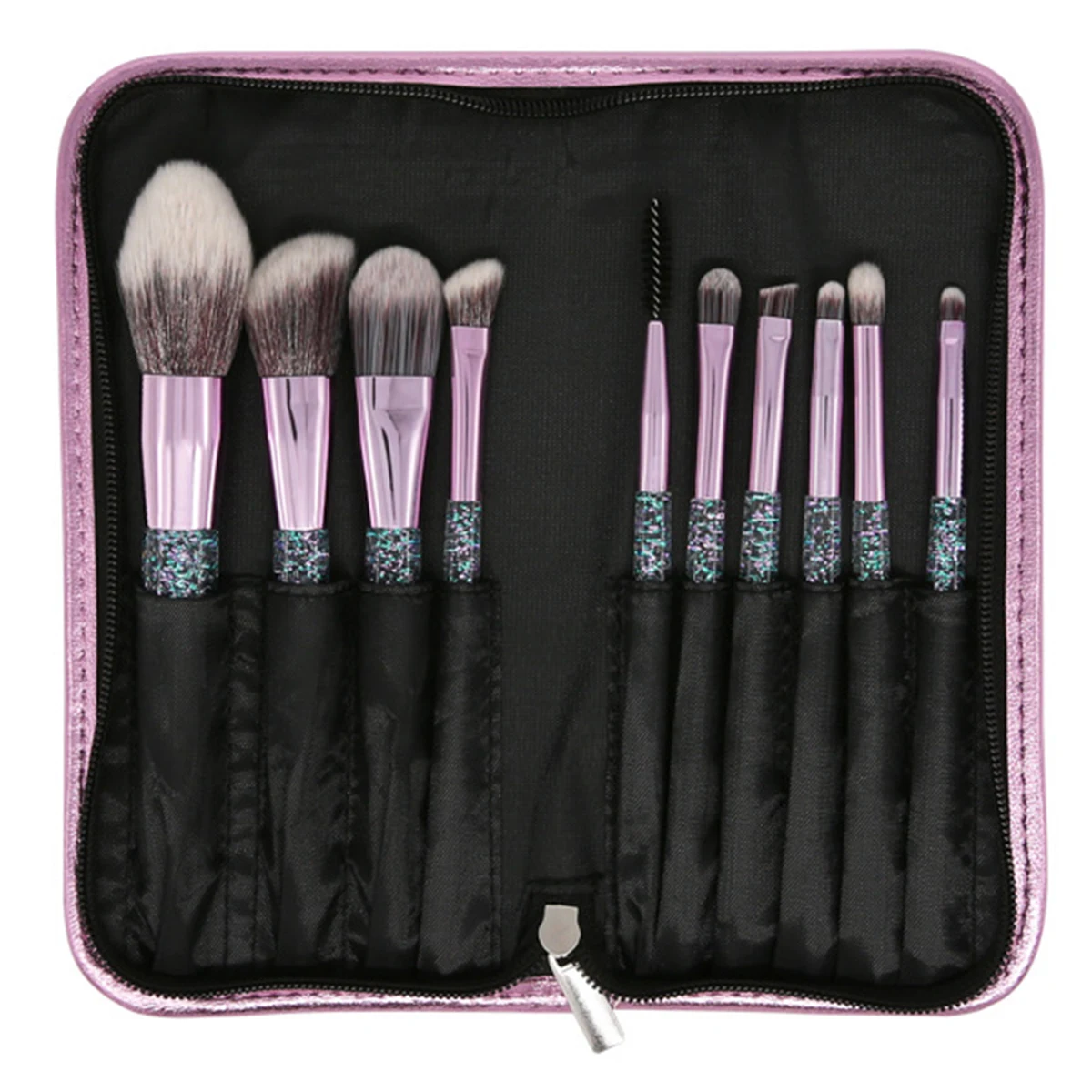 

Набор кистей для макияжа с чехлом, 10 шт.