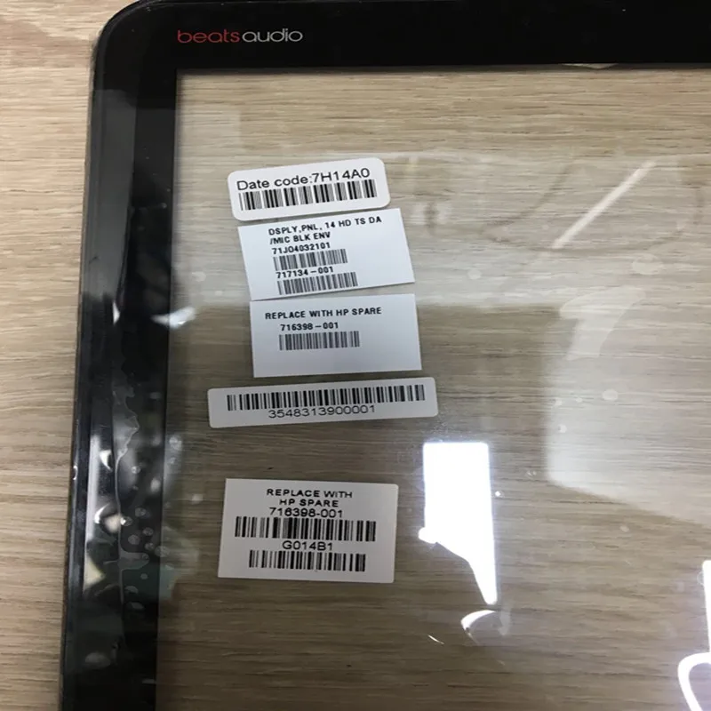 Новинка для HP Envy 4 TouchSmart 14 "Полный сенсорный дигитайзер 716398-001 A shell B screen cable |