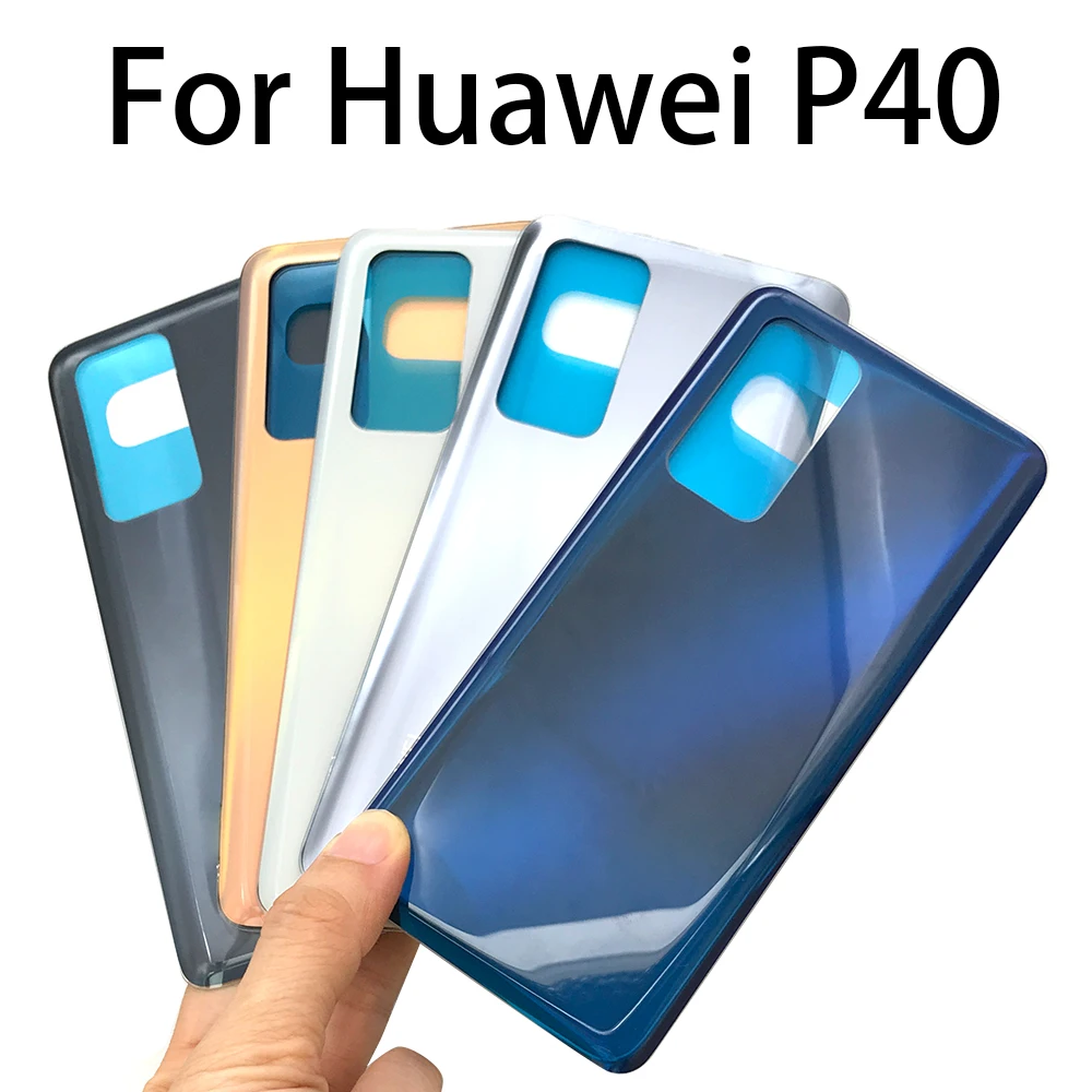 

Задняя стеклянная крышка для Huawei P40 Крышка батарейного отсека задняя крышка батарейного отсека