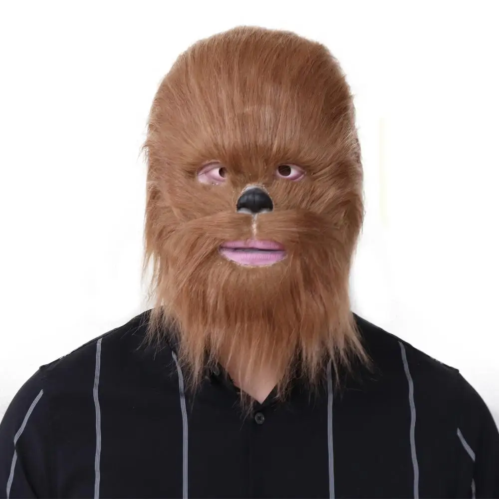 Chewbacca маска Звездные Войны Пробуждение силы маскарадный шлем с мехом