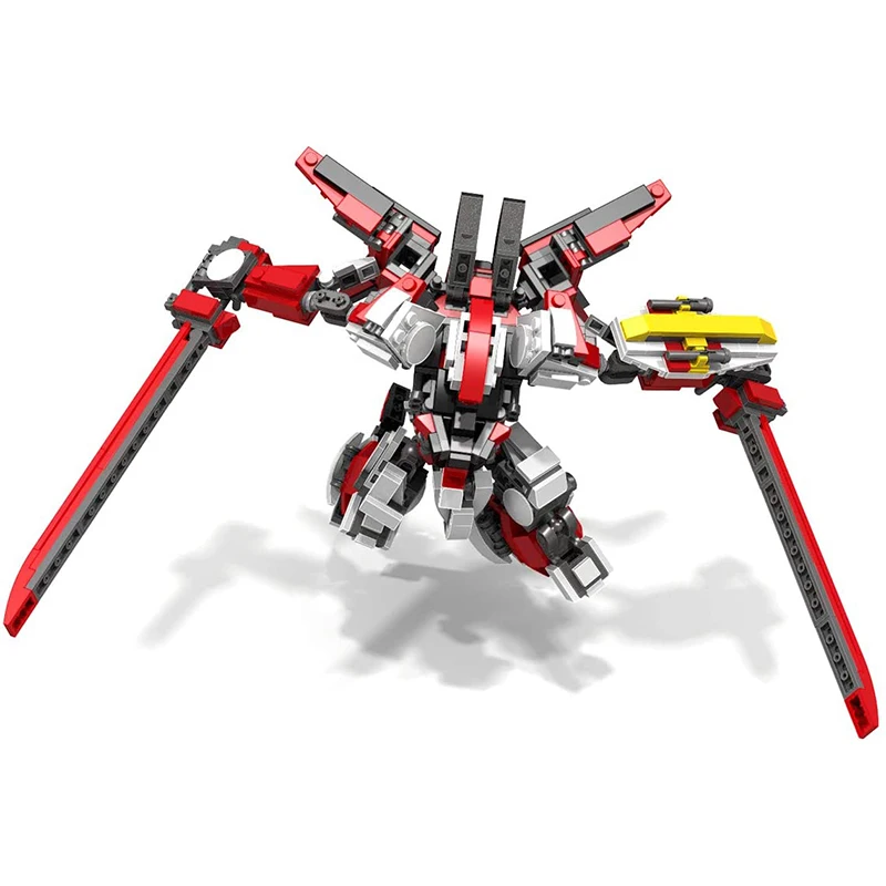 

Fantasy Robots Building Blocks Toy Mech Warrior Action Figure Model Toys For Children Anime Soldier Assemble Bricks Dolls