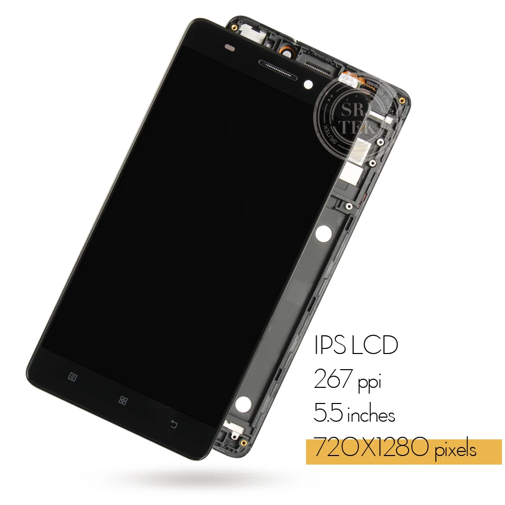 Srjtek screen for Lenovo A7000 Full LCD Display Panel Touch Screen Digitizer Sensor Outer Glass Assembly 5.5inch 1280*720 | Мобильные