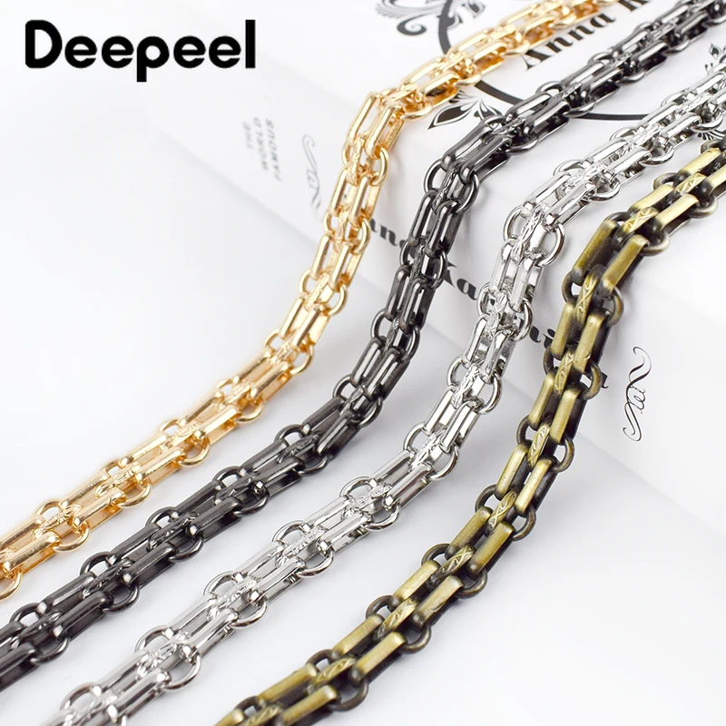 

50/100 см Deepeel12MM сумка металлические цепи пряжки сумки через плечо, сумочка с пряжкой набор включает рукоятку Чемодан аппаратные средства реме...