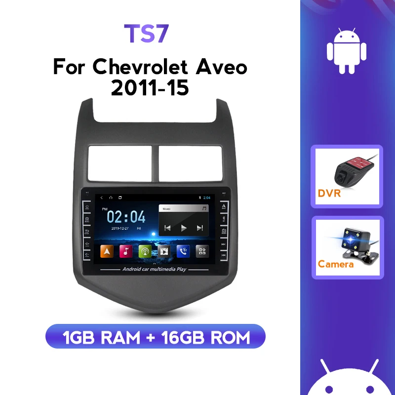 Автомобильный мультимедийный плеер на Android с GPS для Chevrolet Aveo Sonic 2011-2015