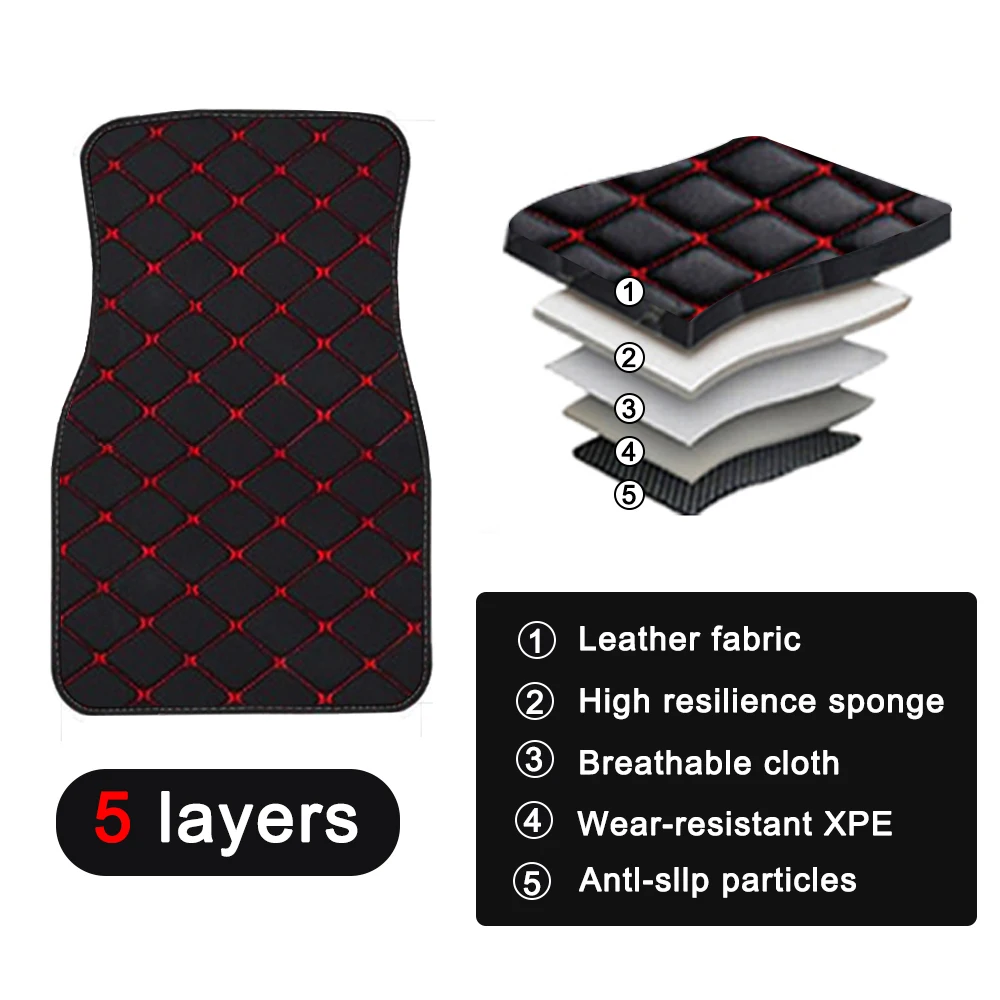5 Seats Foot Pad Car Floor Mats For Chevrolet Orlando Equinox silverado Suburban Sonic LT-RS Sail Spark Trax Traverse Interior |