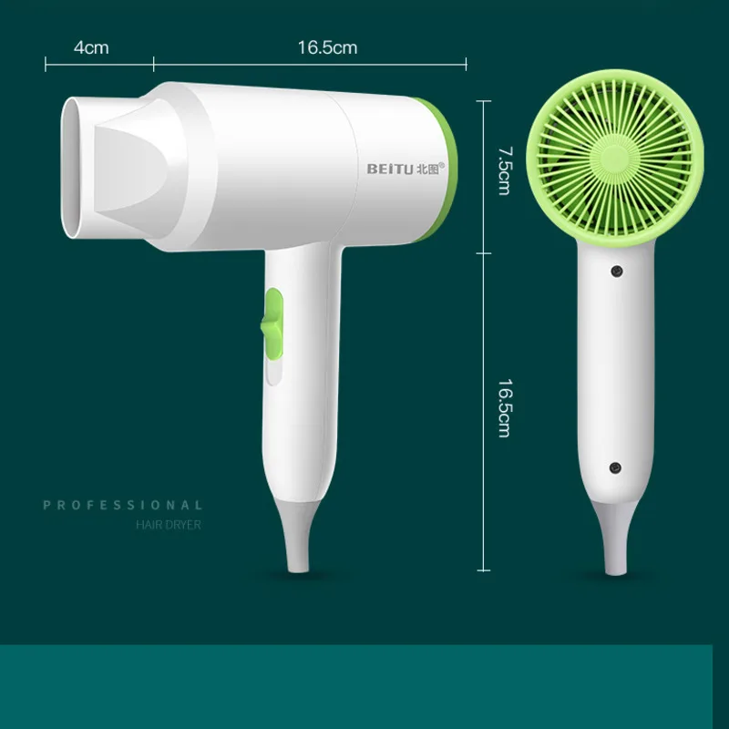 

1800W Hair Dryer Household Thermostatic Mute Hot And Cold Air Negative Ion Blow Dryer Multi-speed Quick-drying Hair Dryers