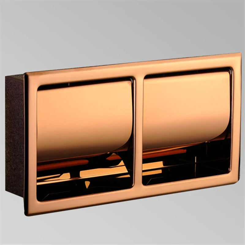 SUS 304 Нержавеющая сталь Ванная комната держатель рулона туалетной бумаги коробка