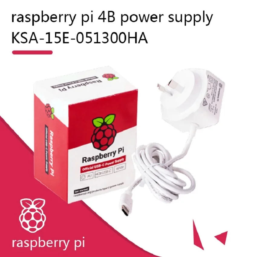 Raspberry Pi 15.3W USB-C Power Supply The official and recommended power supply for 4 RPRI193 | Компьютеры и офис