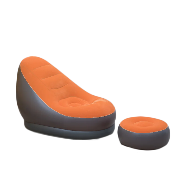 Расслабляющий диван надувной стул с оттоманкой для дома и сада|Садовые диваны| |