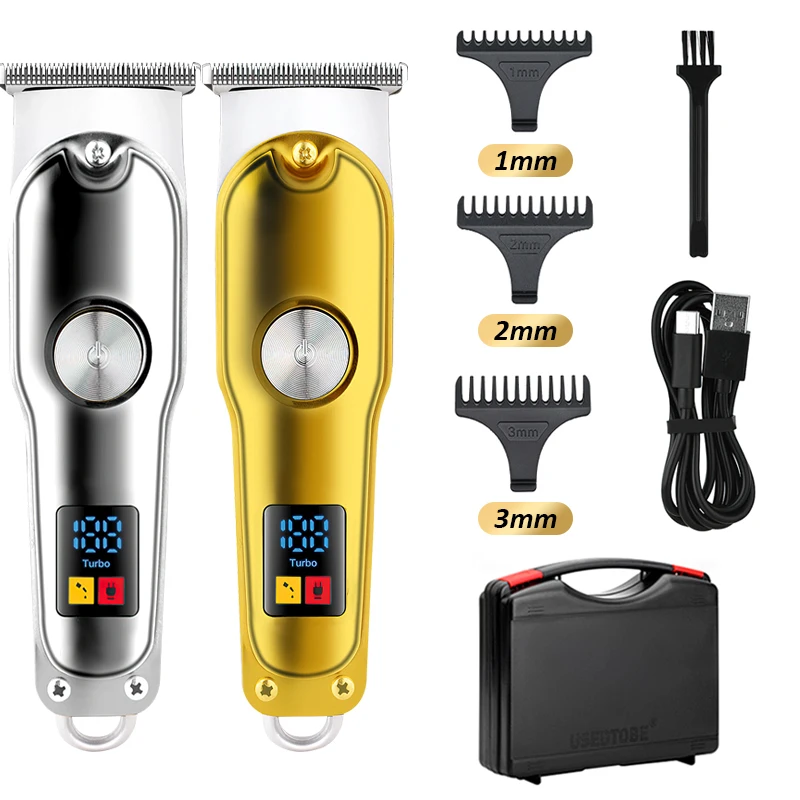 Мини машинка для стрижки волос 0 мм Бритва мужчин перезаряжаемая Парикмахерская