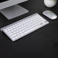 mini wireless rechargeable keyboard and mouse set waterproof 2 4g for mac apple pc computer