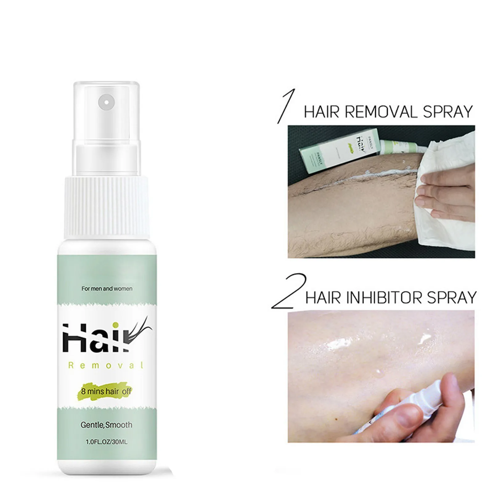 

30ml Hair Remover Spray Painless Depilation Face Body Hair Depilatory Beard Bikini Legs Armpit Instant Epilator Depilya Cream
