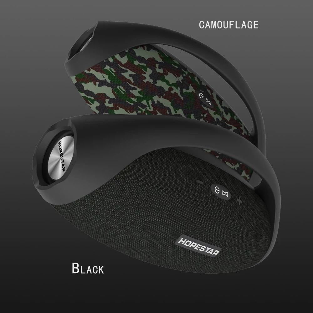 HOPESTAR H31 32 Вт Bluetooth динамик Стерео тяжелый бас Портативный Открытый Беспроводной сабвуфер водонепроницаемый динамик поддержка TF USB FM