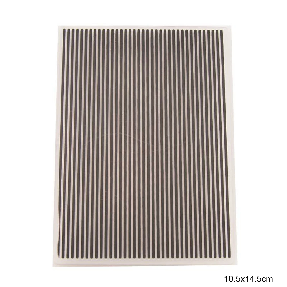Normal Lines Clear Stamps Plastic Embossing Folders New Arrivals Paper Cards Template Scrapbooking Craft Card Making DIY Album |
