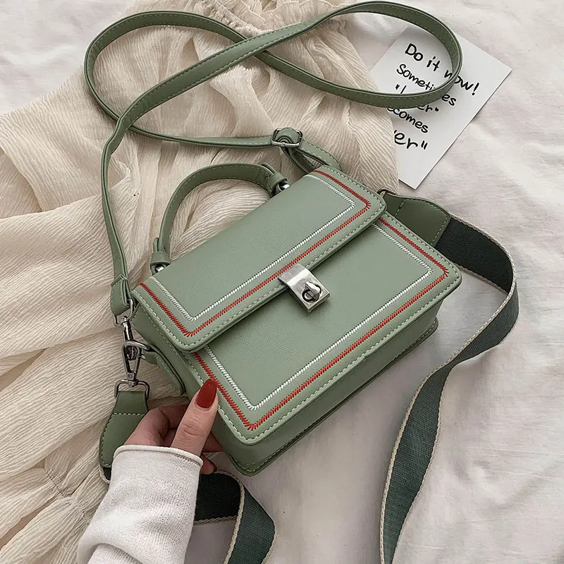 Elegant Female Tote bag 2020 Fashion New High quality PU Leather Women's Designer Handbag Lock Shoulder Messenger Bag | Багаж и сумки