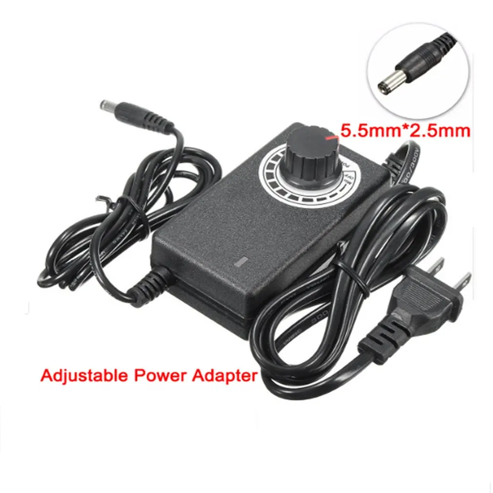 12 V Регулируемый адаптер питания Ac Dc 3 V-12 2A 24W Универсальное зарядное устройство