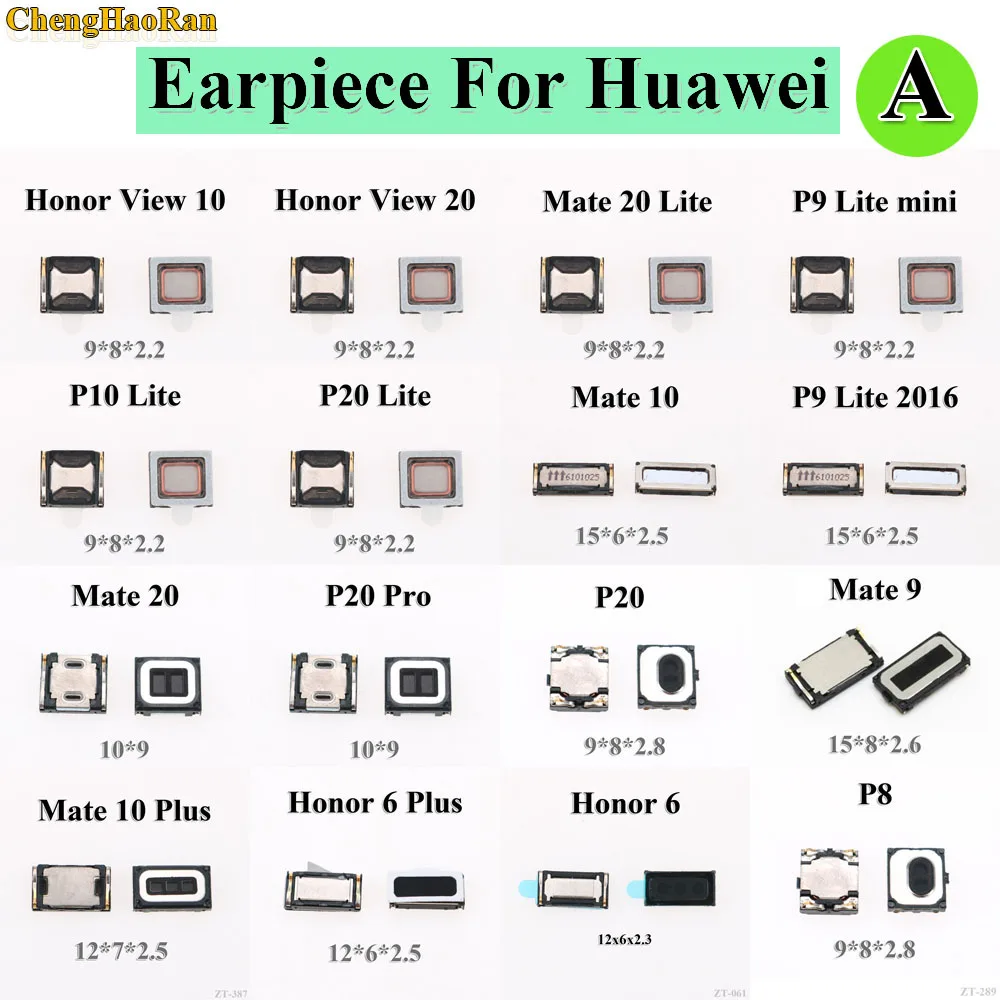2 шт Новые верхние передние наушники для huawei Honor 6 6 Plus View 10 20 mate 9 10 Plus 20 P9 Lite mini P20 Pro