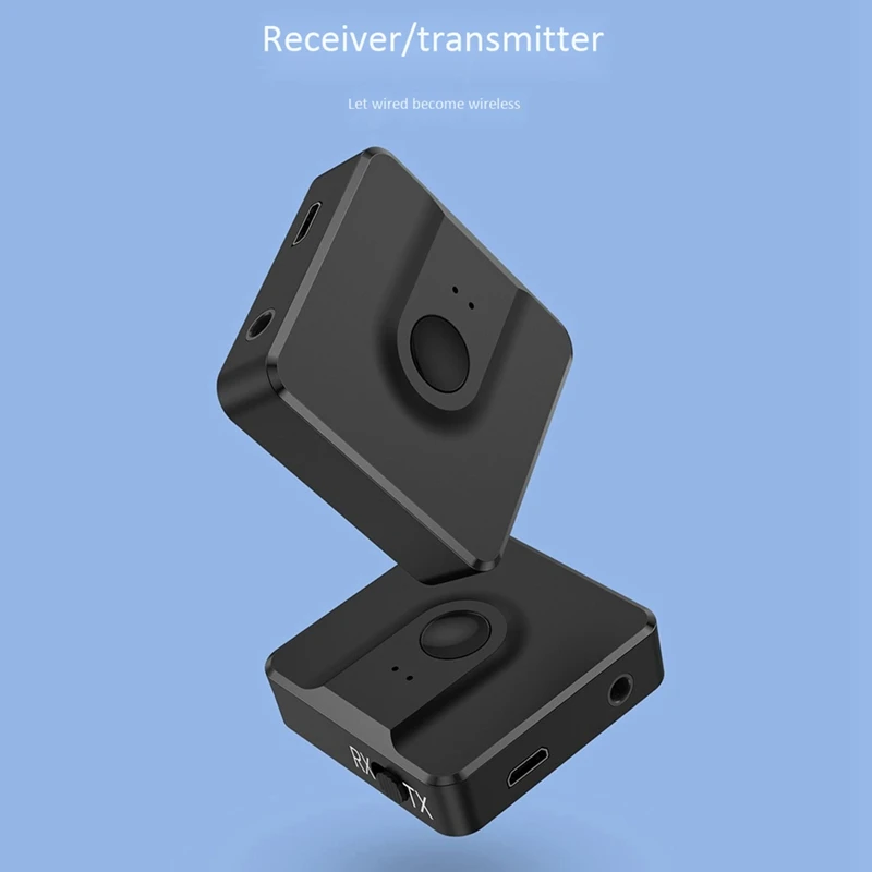 

Bluetooth Adapter Bluetooth Audio Receiving and Transmitting Combo Colorful LED Lights One-Key Switch