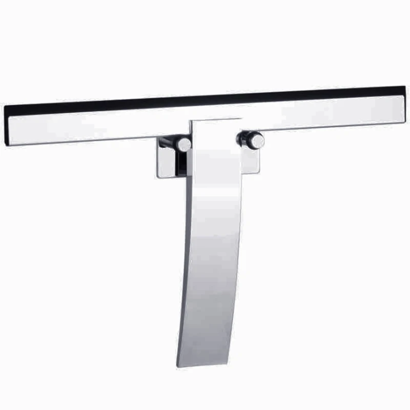 

Glass Wiper with Hook Bathroom Toilet Glass Cleaner Home Cleaning Tool High Mirror Light Effect