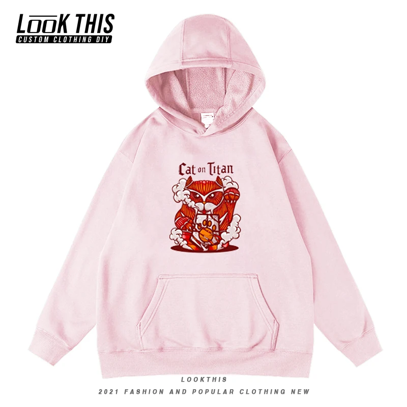 

Attack on Titan Anime Print Unisex Long Sleeve Hoodies Mens Sweatshirts Pullover Warm Tops Hoodie Men's Sweatshirt with Hooded