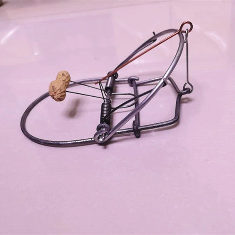 

Mouse Trap Metal Rat Trap Mole Repeller Rodent Cage Mouse Weasel Catcher Catch Spring Trapt Weasel Catch Pest Control Tool