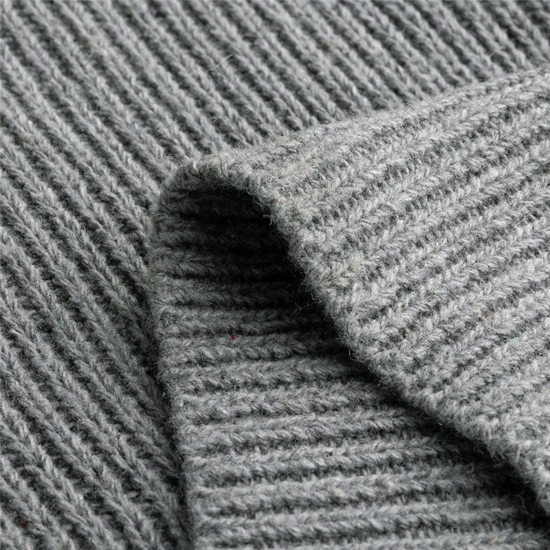 Платье-Свитер с воротником-шарфом Женский пуловер высоким воротником вязаные