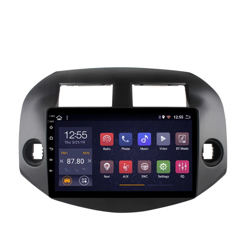 9 дюймов 8 ядер IPS + 2.5D Android 1 2 32G автомобильный DVD GPS навигация для Toyota RAV4 Rav 4 2007 2008 2009