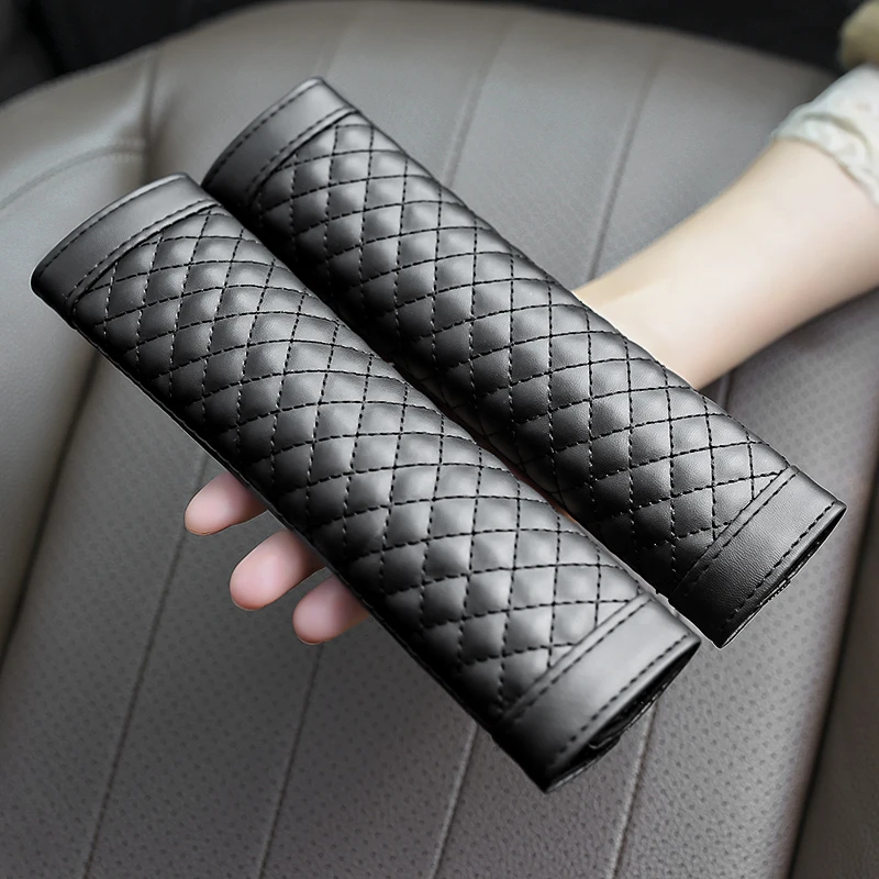 Кожаный чехол для ремня безопасности Универсальный мягкий защитный