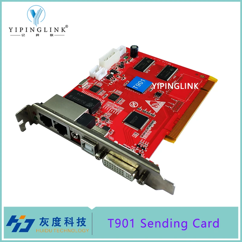 Huidu T901 Sending Card Full Color LED Display Video Wall Sender For Fixed Installation or Rental Stage Screen | Электроника