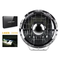 2020 newest 2000 meter 7 led headlight for jkhigh low beam off road truck round laser 7 inch led headlight