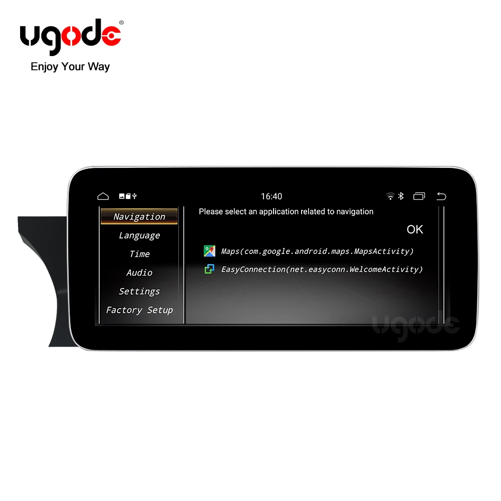 Ugode 2011 14 W204/S204 LHD Android 9 0 экран автомобильный gps навигационная мультимедийная