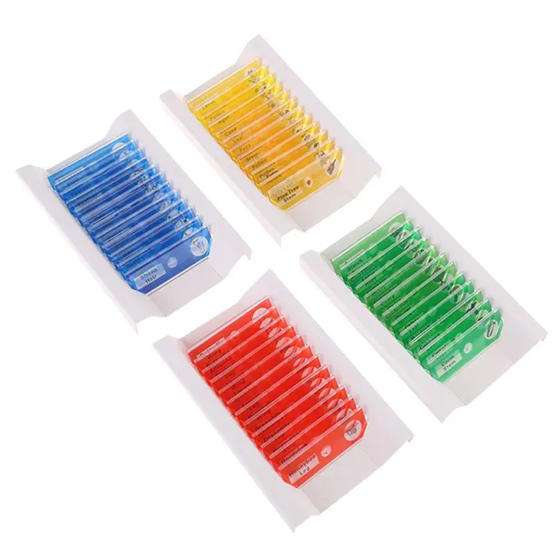 48pcs/set Kids Plastic Prepared Microscope Slides Biological Specimen Animals Plants Insects Flowers Sample A5YD | Инструменты