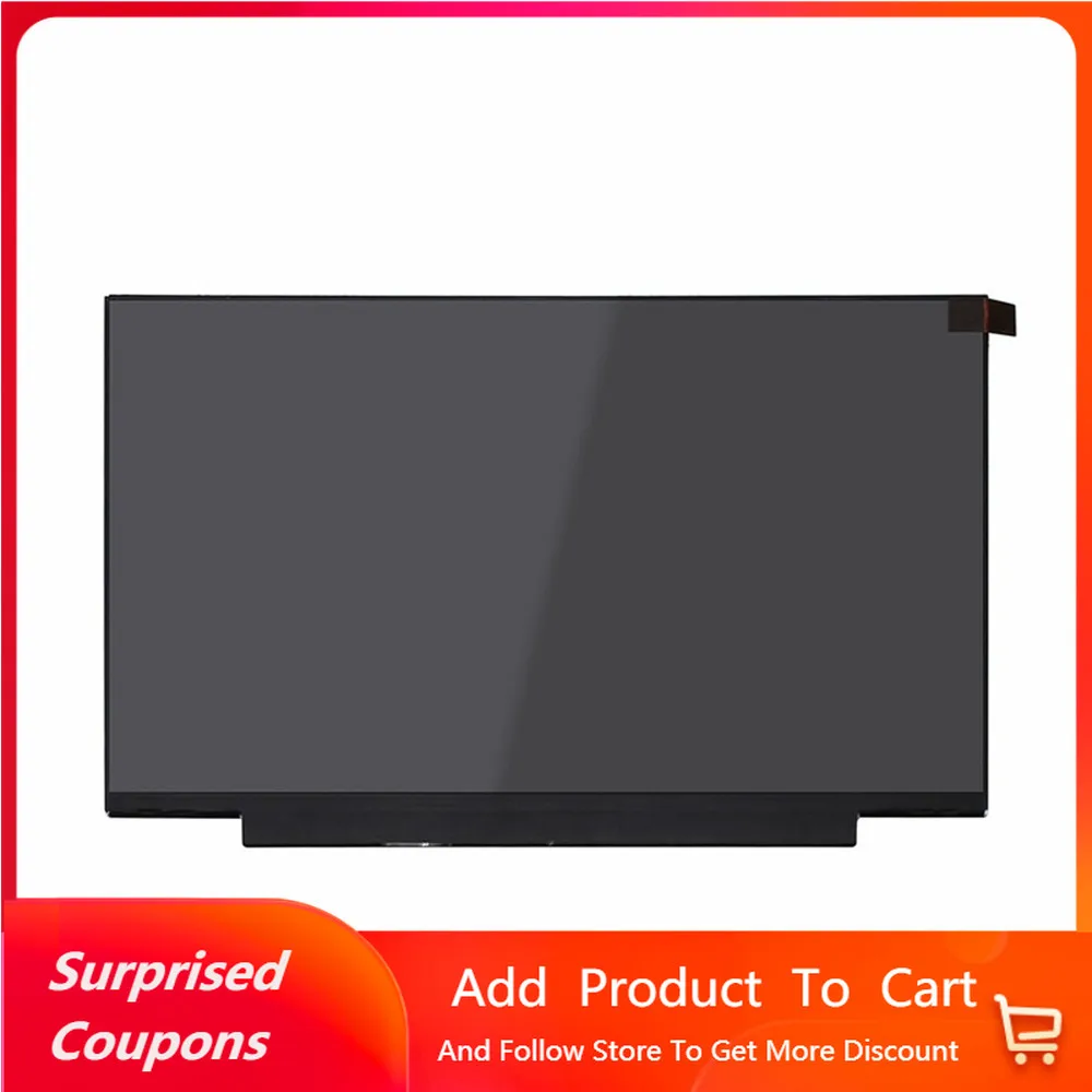 

14 Inch N140HCR-GQ2 Fit N140HCR GQ2 LED LCD Screen IPS FHD 1920*1080 72% NTSC 30Pin Nits 500 Laptop Display Panel