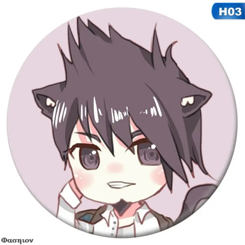 Брошь в виде аниме данганронпа значок 58 мм аксессуары для одежды украшение