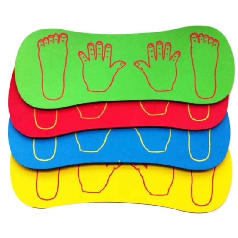 Outdoor Sports Sense Training Equipment Foam Hands And Feet Cooperation Board Game Toys For Children Gift 4Pcs/Set | Игрушки и хобби