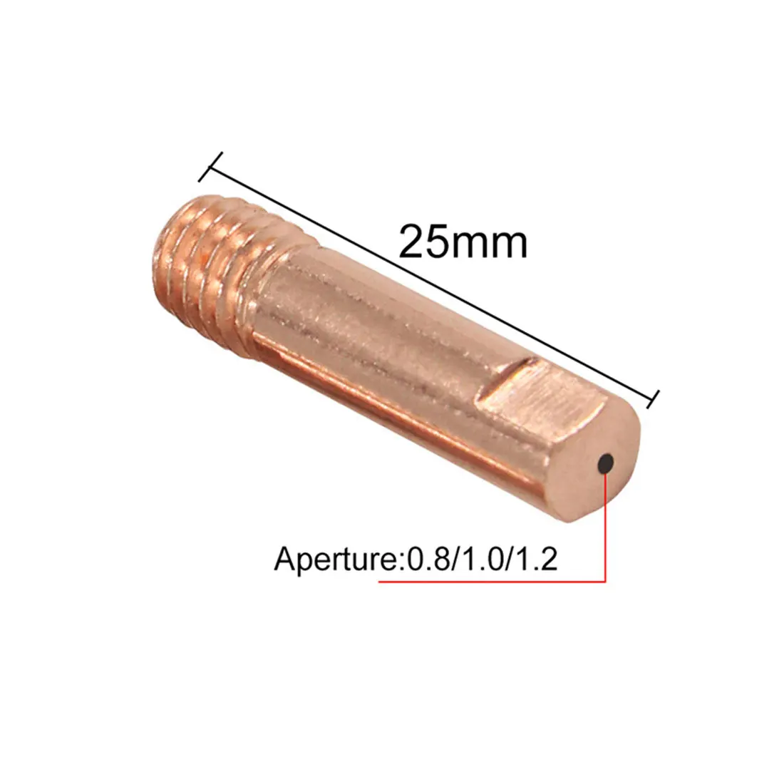 2021 The New 10/20pcs Welding Gun Conductive Tip 15AK Torch / Consumables MIG Wire Electric Tips 0.8/1.0/1.2mm | Инструменты