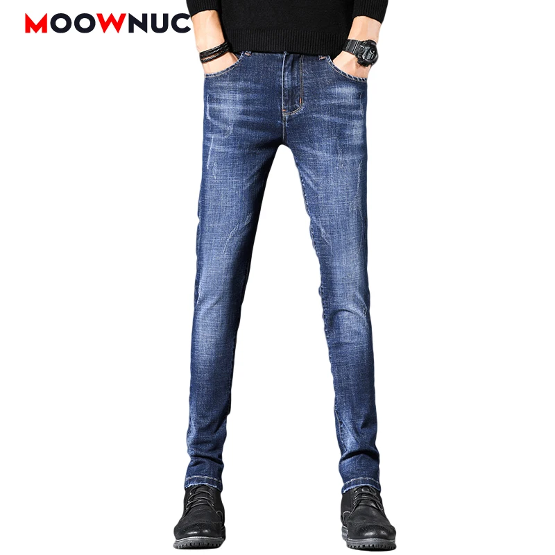 

Джинсы, мужская одежда 2020, молодежное уличное платье, модное повседневное приталенное дизайнерское классическое платье, обтягивающие брюк...