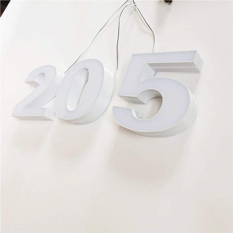 Акриловые Мини-таблички для дверей 12 В постоянного тока 0-9 130 мм |