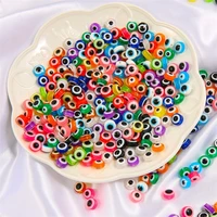 boho beads 50pcs resin fish eye devil eye diy jewelry beads scattered beads accessories handmade charm craft kralen abalorios